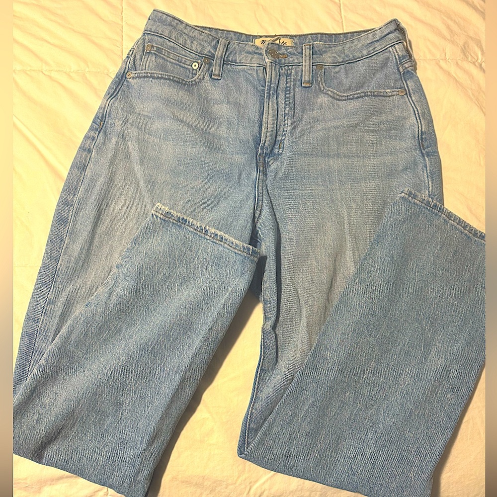 Madewell Curvy Vintage straightt leg high rise in wash Fiore